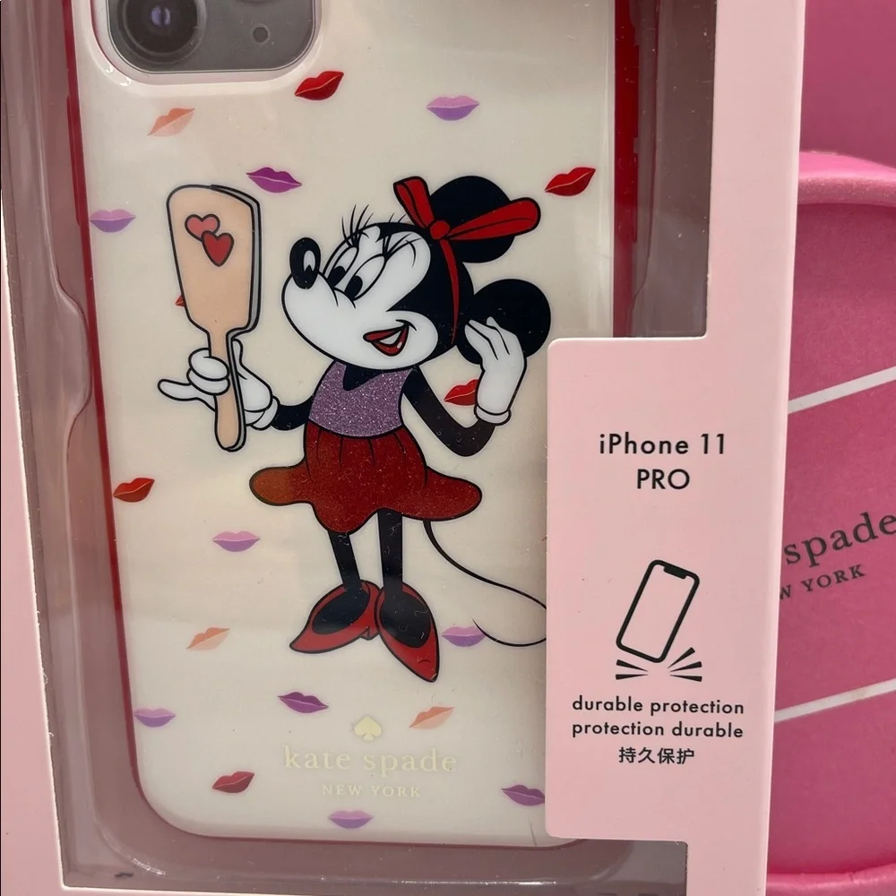 Kate Spade Minnie Mouse Iphone 11 PRO Case New In Box Color Palevelmulti NWT